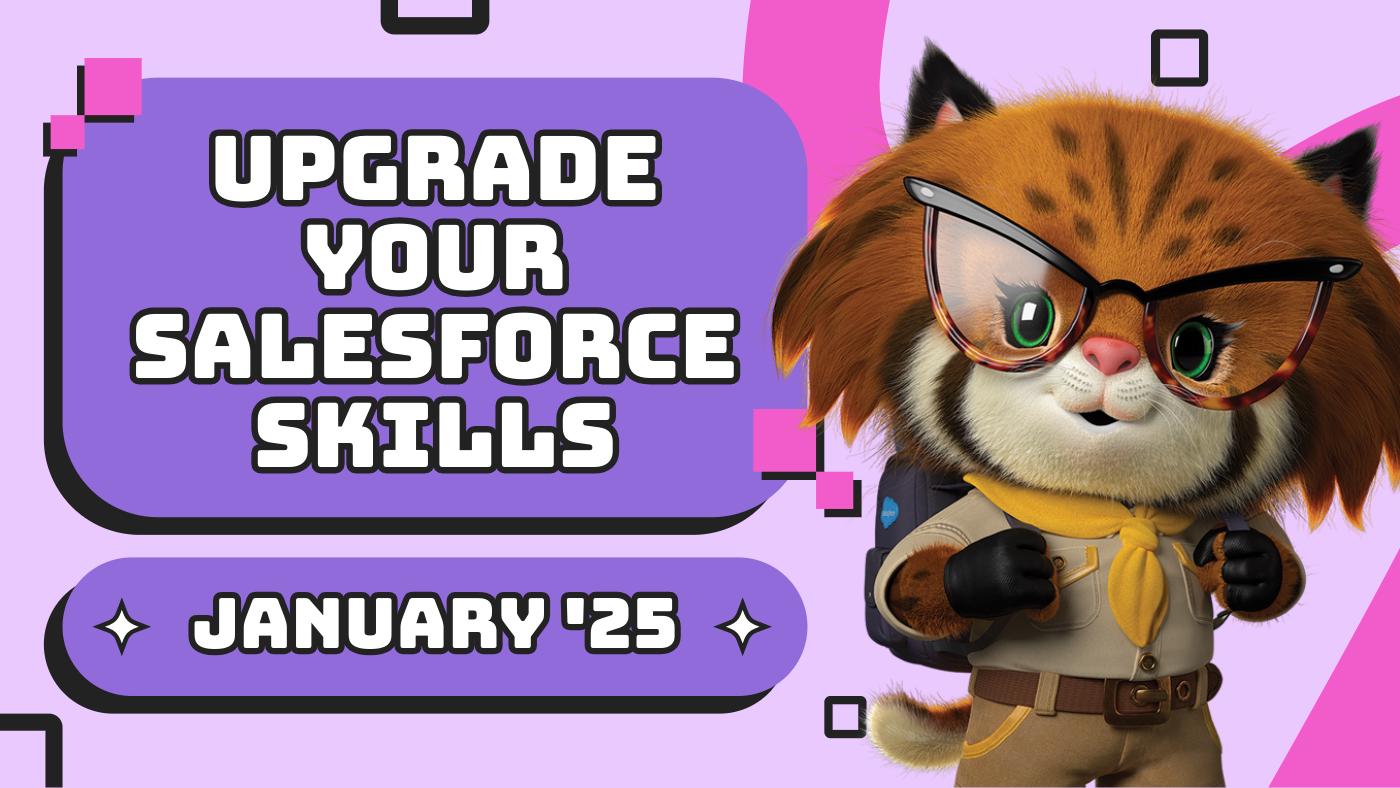 Upgrade Your Salesforce Skills - Jan '25